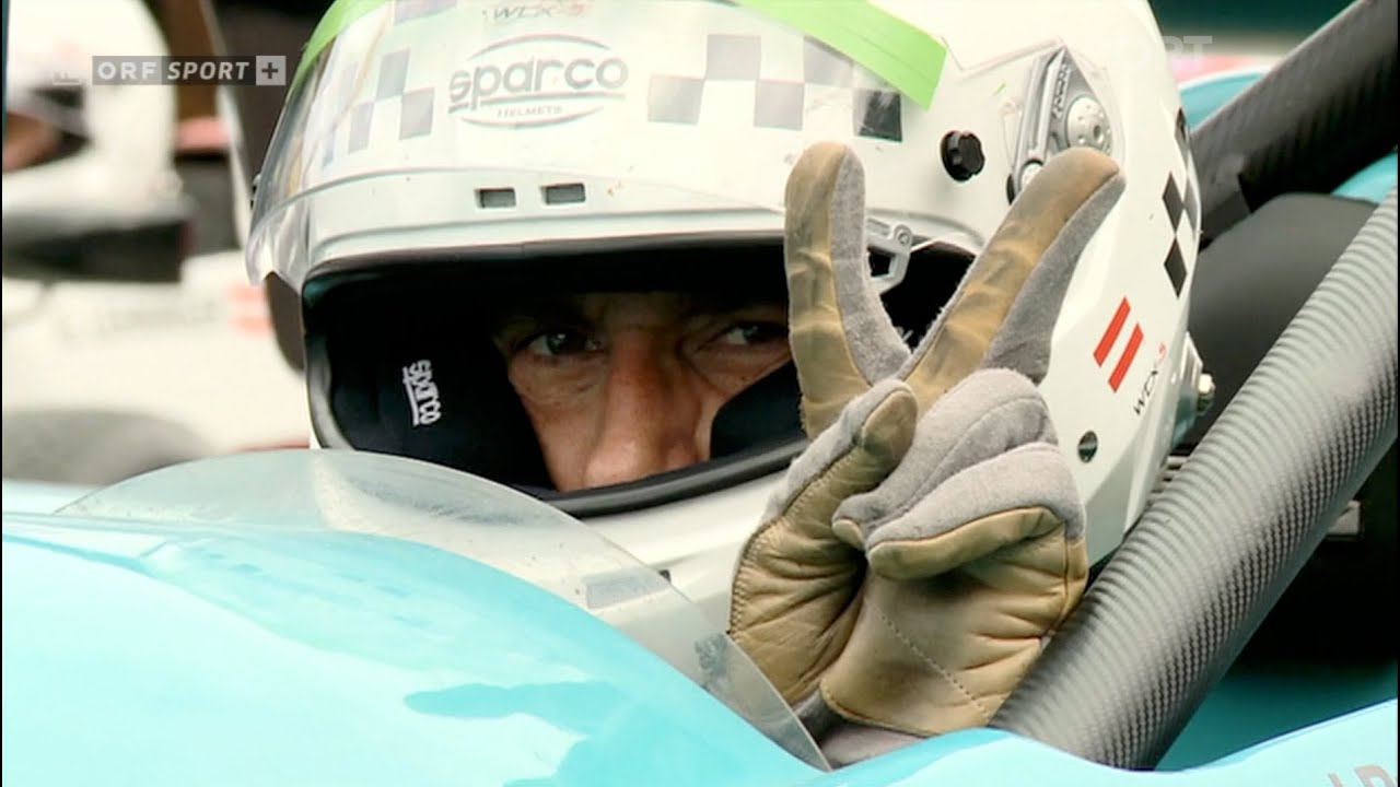 Rennfahrer aus dem Sport-Showreel